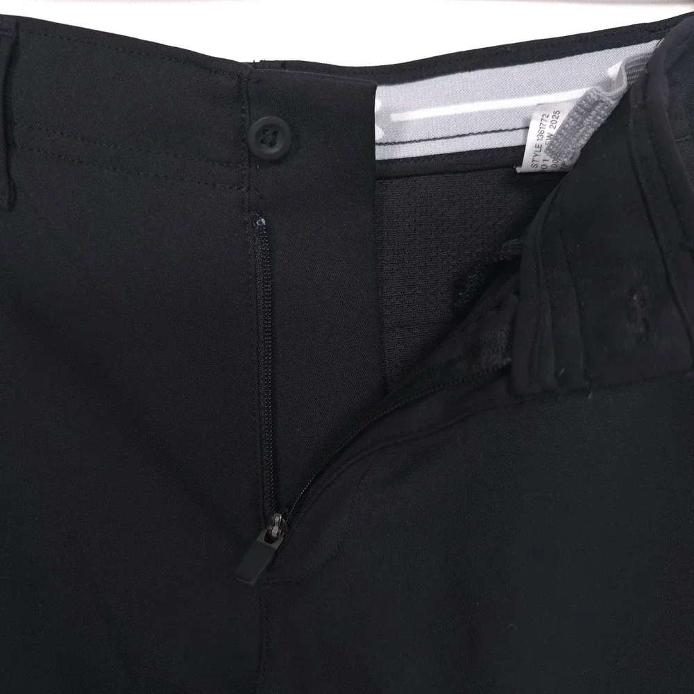 Under Armour Boys Black Pants YM‎ Youth Medium Athletic Golf Matchplay 1361772